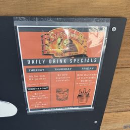 Drink specials Drink specials