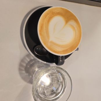 Relevant Coffee - Dry cappuccino with sparkling water - Coffee & Tea Near Me - Vancouver, Washington