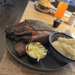 Ribs are perfectly cooked. Ribs are perfectly cooked.