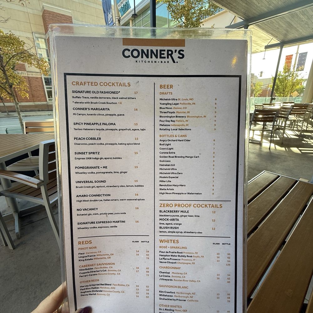 Conner's Kitchen + Bar - menu - Breakfast & Brunch Near Me - Indianapolis, Indiana Conner's Kitchen + Bar - menu - Breakfast & Brunch Near Me - Indianapolis, Indiana