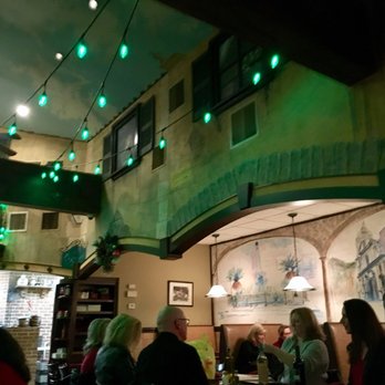 La Piazza - Interior - red/green lights for the holidays - Pizza Near Me - Allentown, New Jersey La Piazza - Interior - red/green lights for the holidays - Pizza Near Me - Allentown, New Jersey