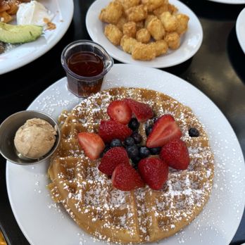 Brekkies - Waffles with cinnamon butter - Breakfast & Brunch Near Me - Solvang, California Brekkies - Waffles with cinnamon butter - Breakfast & Brunch Near Me - Solvang, California