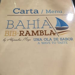 Bahia Bib Rambla - Brand/ menu