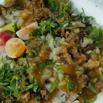 El Buen Pastor - 3 Awesomely Magnificient Delish Carne Asada street tacos. - Mexican Near Me - Bakersfield, California