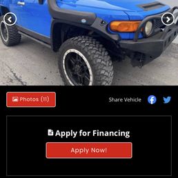 Car I was looking at.