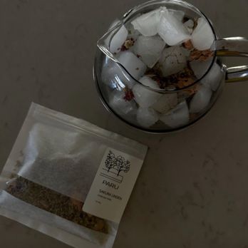 PARU - limited edition sakura tea prepared with the koridashi method for a slow extraction and richer flavor, this was a 10/10 - Tea Rooms Near Me - San Diego, California PARU - limited edition sakura tea prepared with the koridashi method for a slow extraction and richer flavor, this was a 10/10 - Tea Rooms Near Me - San Diego, California