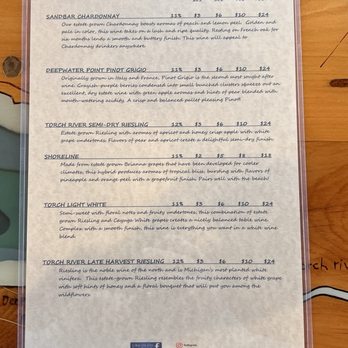 Torch Lake Cellars - Menu - June 2024 - Wine Tasting Room Near Me - Bellaire, Michigan Torch Lake Cellars - Menu - June 2024 - Wine Tasting Room Near Me - Bellaire, Michigan