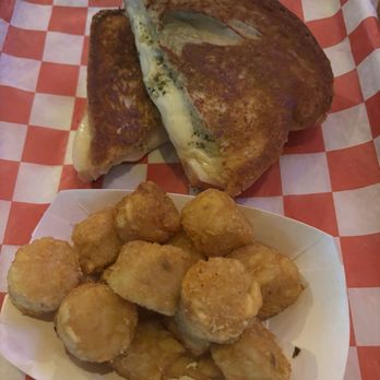 The Porch - Cheesy Pesto Melt - Sports Bars Near Me - Winter Park, Florida The Porch - Cheesy Pesto Melt - Sports Bars Near Me - Winter Park, Florida