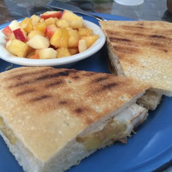 Feast - Panini with fruit salad - Grocery Near Me - Charlottesville, Virginia Feast - Panini with fruit salad - Grocery Near Me - Charlottesville, Virginia