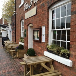 Nice new canal side seating at the Tap&Spile