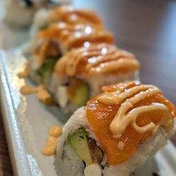 Sakura Hibachi & Sushi - Marathon roll and mackerel