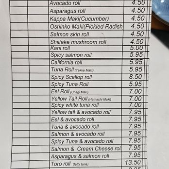 Kotobuki - Menu as of March 2024 - Sushi Bars Near Me - Washington, DC, District of Columbia