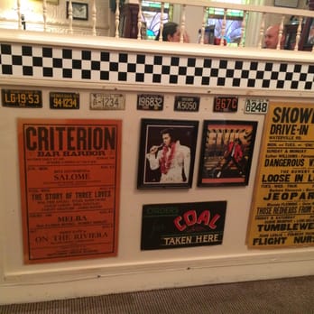 Route 66 Restaurant - Unique wall! - Seafood Near Me - Bar Harbor, Maine