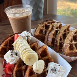 Power house Nutrition -Ukiah - Now you can have a FRIDAY deal Protein waffle with a choice of drink.Pre-order **appreciated**