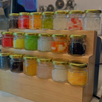 Sweet Boba Co. - Cute display of their toppings! - Bubble Tea Near Me - Fullerton, California Sweet Boba Co. - Cute display of their toppings! - Bubble Tea Near Me - Fullerton, California