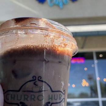 Churro Hub Cafe Plus - Iced Abuelita Latte - Desserts Near Me - Los Angeles, California Churro Hub Cafe Plus - Iced Abuelita Latte - Desserts Near Me - Los Angeles, California