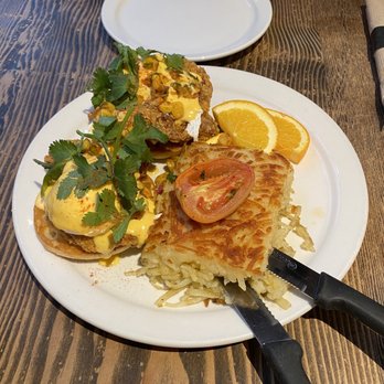 Jam Cafe - Fried chicken Benedict - Breakfast & Brunch Near Me - Vancouver, British Columbia Jam Cafe - Fried chicken Benedict - Breakfast & Brunch Near Me - Vancouver, British Columbia