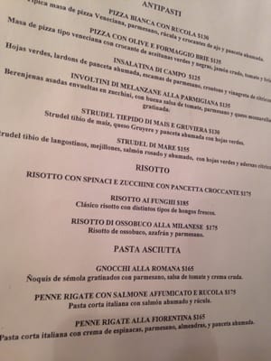 Menu photo 1 La Pecora Nera Buenos Aires, C