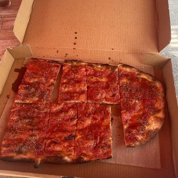 Bread and Salt - half pie of Rossa pizza - Pizza Near Me - Jersey City, New Jersey