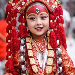 Worldwide Tourism - Kumari in Kathmandu Nepal