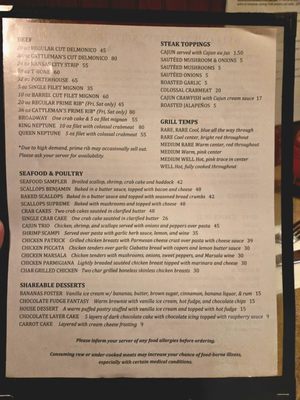 Menu photo 1 Marty's Blue Room Nanticoke, PA