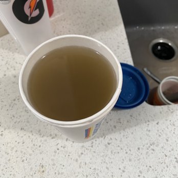 Dutch Bros Coffee - I ordered a light roast coffee black. This is what I got. It tasted like burnt garbage water. Never going back - Coffee & Tea Near Me - Surprise, Arizona