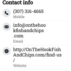 On The Hook - Contact info