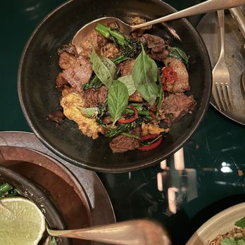 Crying Tiger - Rolled Rice Noodles with short ribs - Thai Near Me - Chicago, Illinois Crying Tiger - Rolled Rice Noodles with short ribs - Thai Near Me - Chicago, Illinois