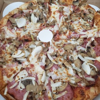 Marco's Pizza - Large salami, onions, and mushroom - Chicken Wings Near Me - Clovis, California