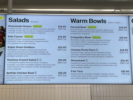 Menu photo 6 sweetgreen - Healthy Salads, Wraps, and Bowls Palo Alto, CA