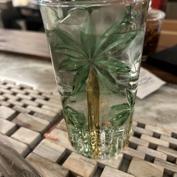 Bastard Restobar - Fun glasses with very assuming leaves - Italian Near Me - Glens Falls, New York