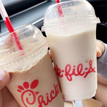 Chick-fil-A - frosted coffee | frosted lemonade IG: @parkmunchies - Fast Food Near Me - Irvine, California