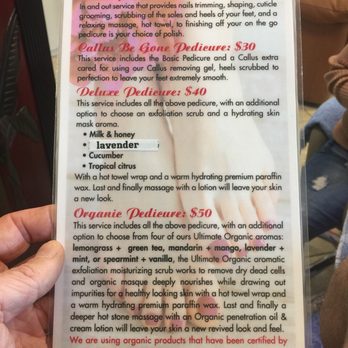 Luxury Nails - Pedicure price list. - Nail Salons Near Me - Ridgecrest, California Luxury Nails - Pedicure price list. - Nail Salons Near Me - Ridgecrest, California