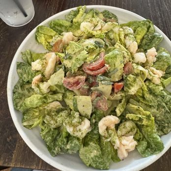 POPS Canton - The lemon, basil, pesto shrimp salad. Lots of shrimp. Yum. - Breakfast & Brunch Near Me - Canton, Georgia