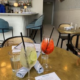 Huge and Aperol spritz Huge and Aperol spritz