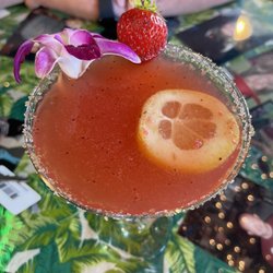 Yesterday's Food & Spirits - House made strawberry martini