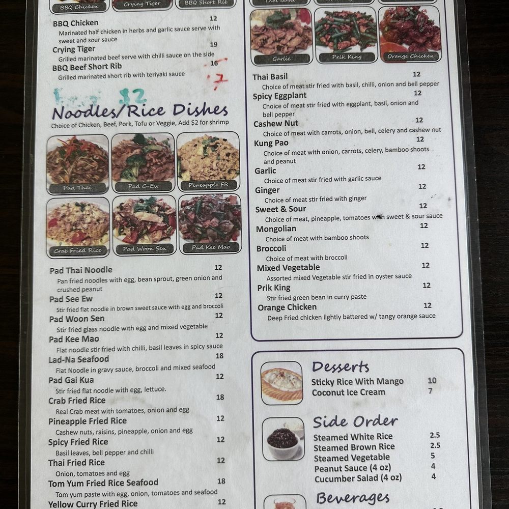 Lucky's Thai Pantry - Menu - August 2023 - Thai Near Me - Orange, California