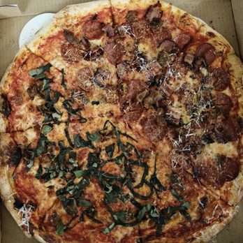 Acre Pizza - New York Style Meat Lover / Spicy Sausage - Pizza Near Me - Cotati, California Acre Pizza - New York Style Meat Lover / Spicy Sausage - Pizza Near Me - Cotati, California