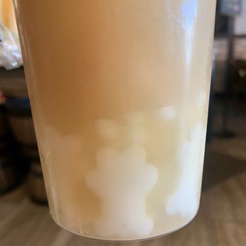 Tea Moment - 11. Lychee Fruit Tea with lychee jelly bear with an actual lychee in the drink. - Bubble Tea Near Me - Fremont, California Tea Moment - 11. Lychee Fruit Tea with lychee jelly bear with an actual lychee in the drink. - Bubble Tea Near Me - Fremont, California