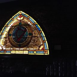 Cool stain glass window