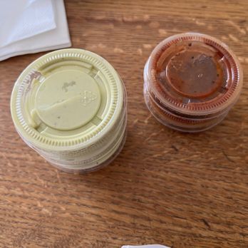 Familia Restaurant Grill - Spicy sauce and yes the creamy green addictive chit. - Mexican Near Me - Temecula, California