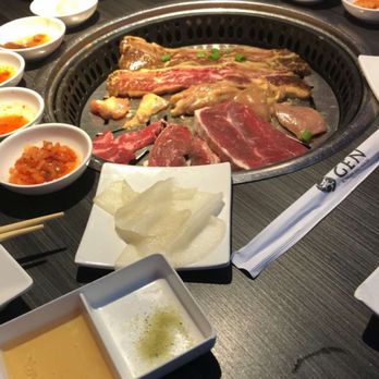 Gen Korean BBQ House - Not the prettiest photo, but a full grill. - Korean Near Me - Carrollton, Texas Gen Korean BBQ House - Not the prettiest photo, but a full grill. - Korean Near Me - Carrollton, Texas