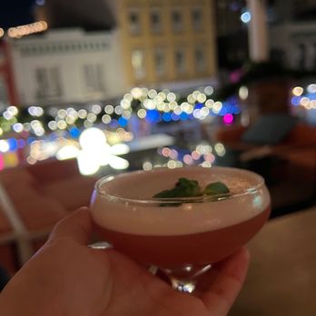 Rustic Root - Drink on the rooftop (I believe it's the lovers flannel) - Cocktail Bars Near Me - San Diego, California