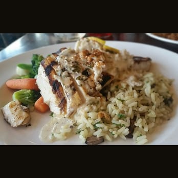 White River Fish House - Mahi with crabmeat - Seafood Near Me - Branson, Missouri White River Fish House - Mahi with crabmeat - Seafood Near Me - Branson, Missouri