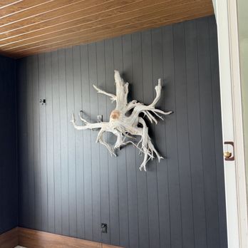 S.H. Home Improvements - Outdoor shiplap installed and painted and new ceiling installed. - Painters Near Me S.H. Home Improvements - Outdoor shiplap installed and painted and new ceiling installed. - Painters Near Me