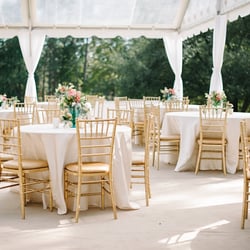 Party Reflections - Simple Tented wedding photo credit Britt Croft Photography