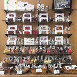 Ye Goodie Shoppe - Quarter Pound Shelves; gummies, dutch mints, cinnamon imperials, chocolate covered Oreos and twinkles, etc