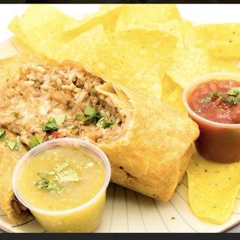 44 Burrito - Deep Fried Burrito w/Chips & Salsa - Mexican Near Me - Detroit, Michigan
