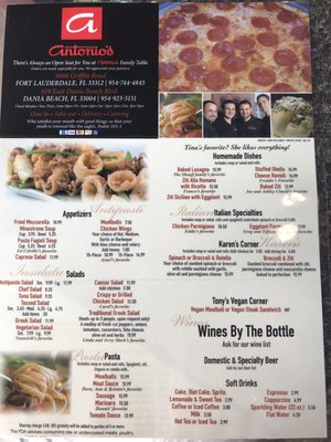 Menu photo 8 Antonio's Pizza Fort Lauderdale, FL