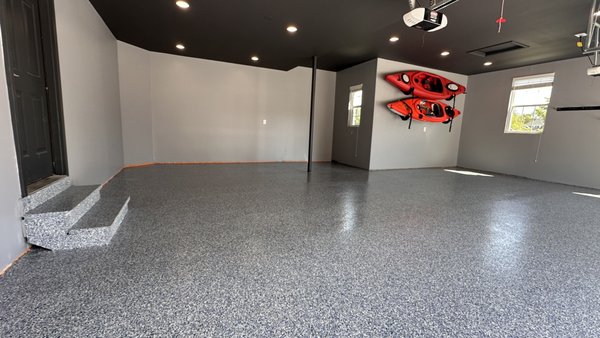 Floor Coating Services - Epoxy flooring offers a perfect blend of durability, versatility, and aesthetic appeal, making it an ideal choice for upgrading your garage, basement, or outdoor concrete surfaces. With its robust, long-lasting finish, epoxy flooring can withstand heavy use and harsh conditions, all while maintaining a sleek and stylish appearance. Armor Tough Coatings specializes in providing professional epoxy flooring solutions that enhance the functionality and beauty of your residential spaces. Whether you want to create a clean, polished look in your garage, transform your basement into a more usable space, or protect your outdoor concrete, our expertly applied epoxy coatings deliver results that last for years. Floor Coating Services - Epoxy flooring offers a perfect blend of durability, versatility, and aesthetic appeal, making it an ideal choice for upgrading your garage, basement, or outdoor concrete surfaces. With its robust, long-lasting finish, epoxy flooring can withstand heavy use and harsh conditions, all while maintaining a sleek and stylish appearance. Armor Tough Coatings specializes in providing professional epoxy flooring solutions that enhance the functionality and beauty of your residential spaces. Whether you want to create a clean, polished look in your garage, transform your basement into a more usable space, or protect your outdoor concrete, our expertly applied epoxy coatings deliver results that last for years.